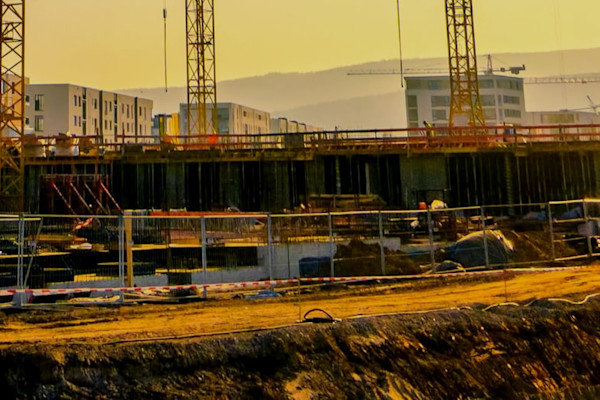 元泰建筑工程施工现场